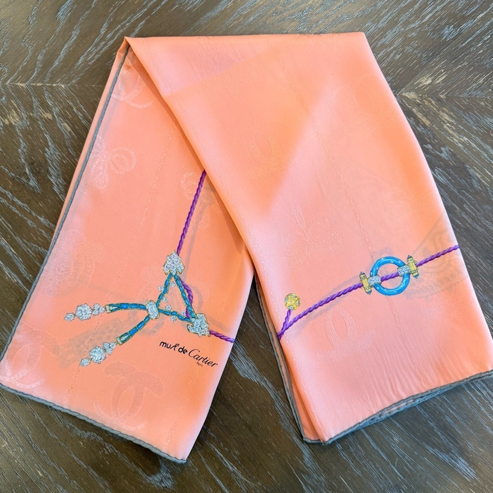 Authentic Cartier Scarf - Picture 7 of 8